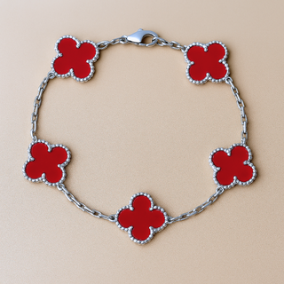 CLOVER - Rotes Armband