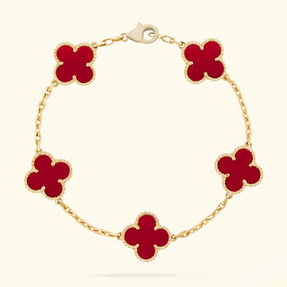 CLOVER - Rotes Armband