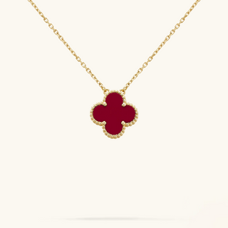 CLOVER - Red Necklace