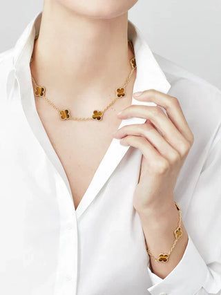 CLOVER - 10 Motive Tiger Necklace