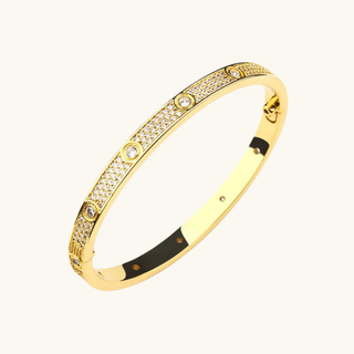 ETERNITY DELUXE - Gold Zirkon Armband