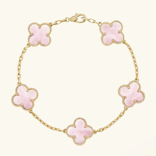 CLOVER - Pinkes Armband