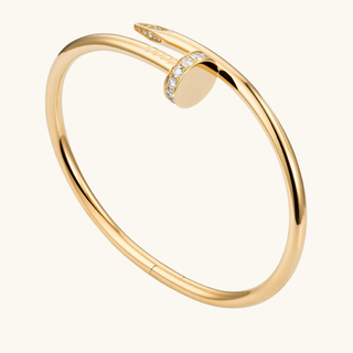 ELEGANCE NAIL - Gold Zirkon Armband