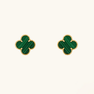 CLOVER - grüne Ohrringe