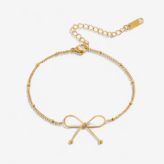 Anika Gold Schleifen Armband