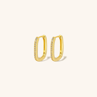 Melissa Oval Hoop Earrings