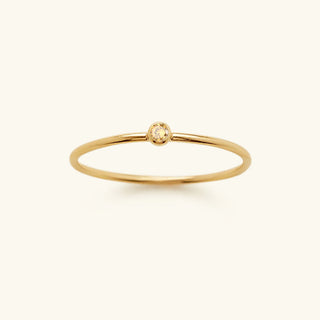 Amelia Birthstone Stacker Ring