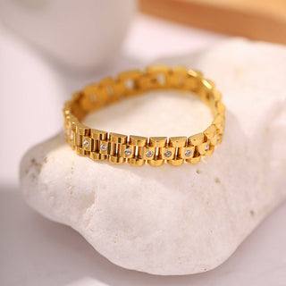 Goldenes Uhrenarmband Armband
