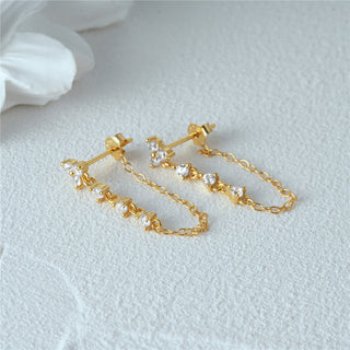 Daniella Diamond Chain Stud