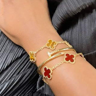 CLOVER - Rotes Armband