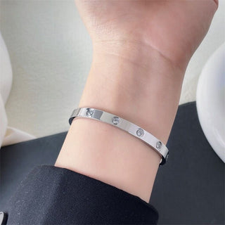 ETERNITY DELUXE - Silber Zirkon Armband