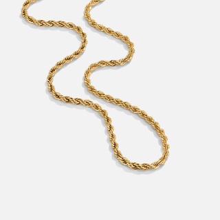 Calla Gold gedrehte Kettenhalskette