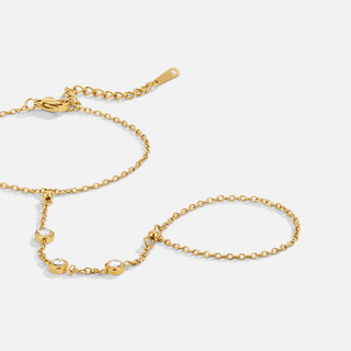 Freya Kristall Handkettchen Armband