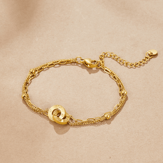 Geschichtetes Ewigkeitsschleifen-Armband