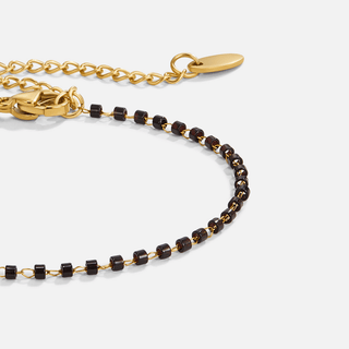 Maisie Black Perlenarmband