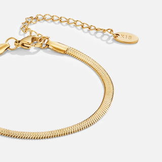 Sarya Schlangenkette Gold Armband