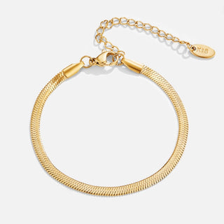 Sarya Schlangenkette Gold Armband