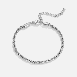 Gedrehte Ketten Silber Armband